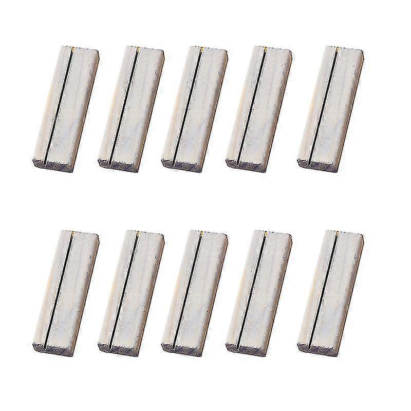 10 Pcs Wood Place Card Holders Table Number Stands Rectangle For Wedding Desk