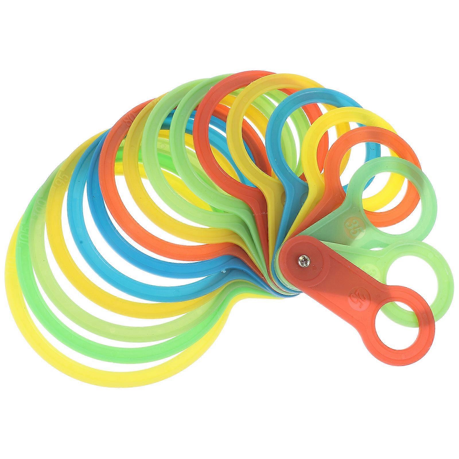 1 Set Obst Messrunde Frucht Messkreis sortierte Früchte Durchmesser Messkreis