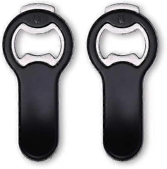 2 In 1 Bottle Opener With Magnetic Cap Catcher - Pop Can Opener Stick To Refrigerator For Easy Storage To Avoid Loss - Easy Picking-up -1 Pack Beer O
