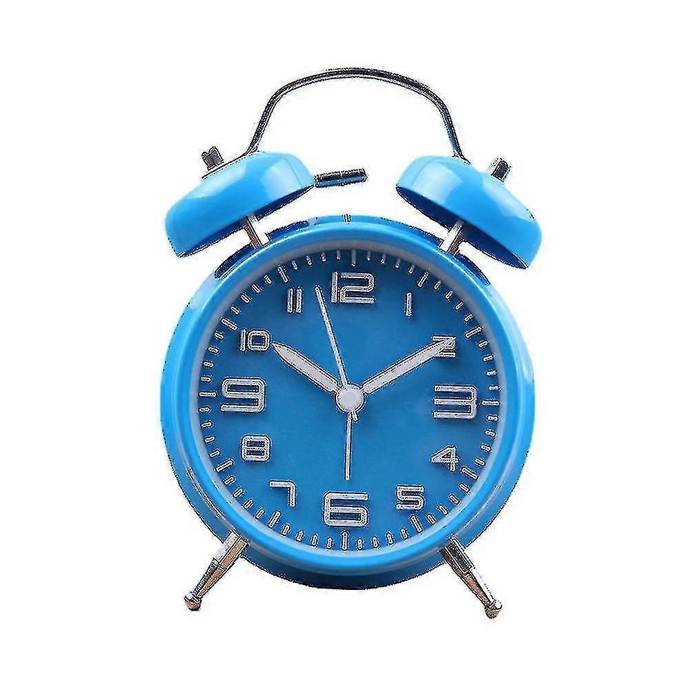 Classical Retro Twin Bell Alarm Clock, Double Bell Alarm Clock With Backlight,desk Clock Table Clock