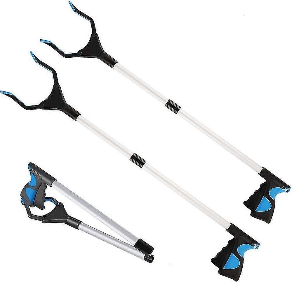 2-pack Foldable 32-inch Gripper Grippers For Elderly, Lightweight, Extra Long