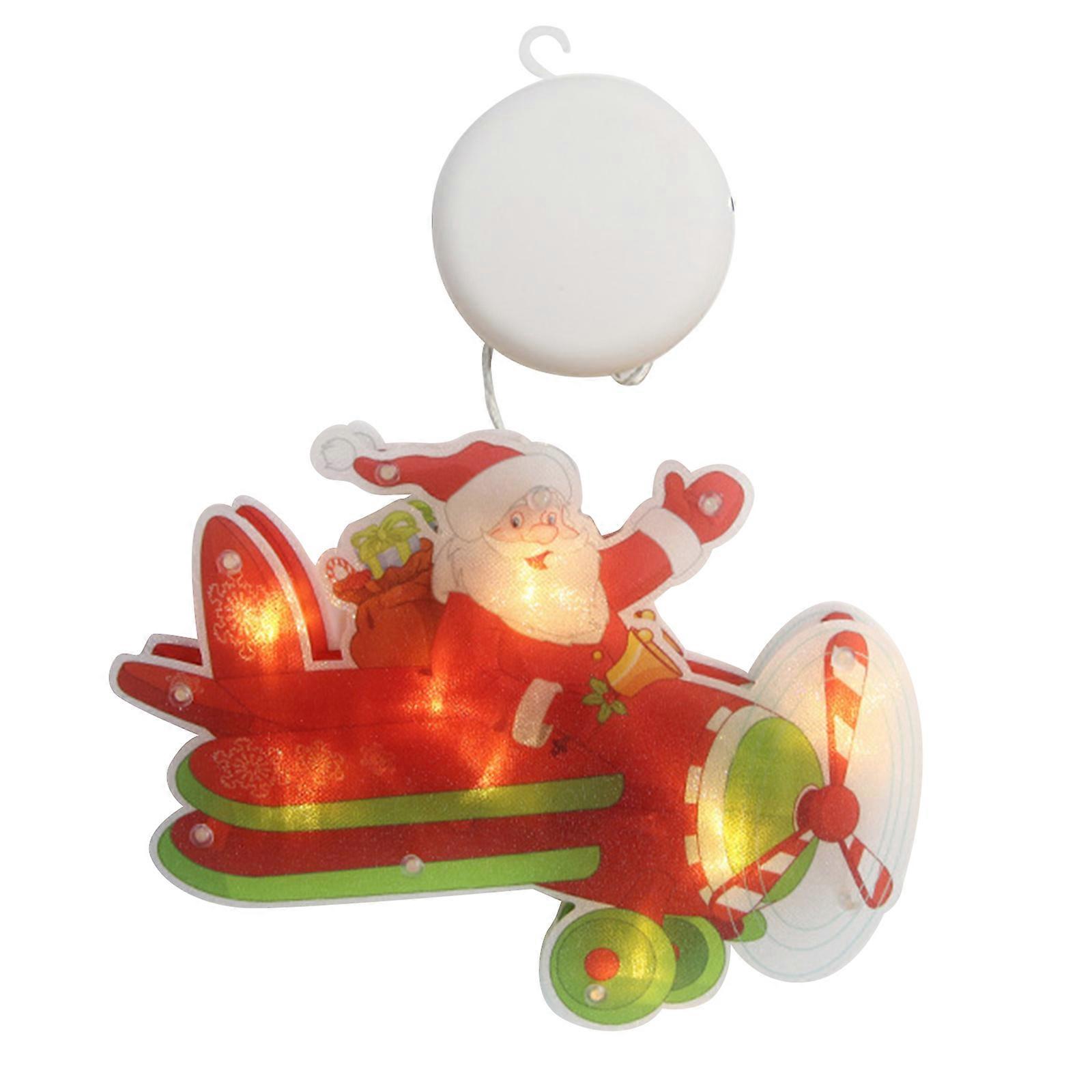 Lighted Christmas Window Silhouette Decoration Light Up Christmas Tree