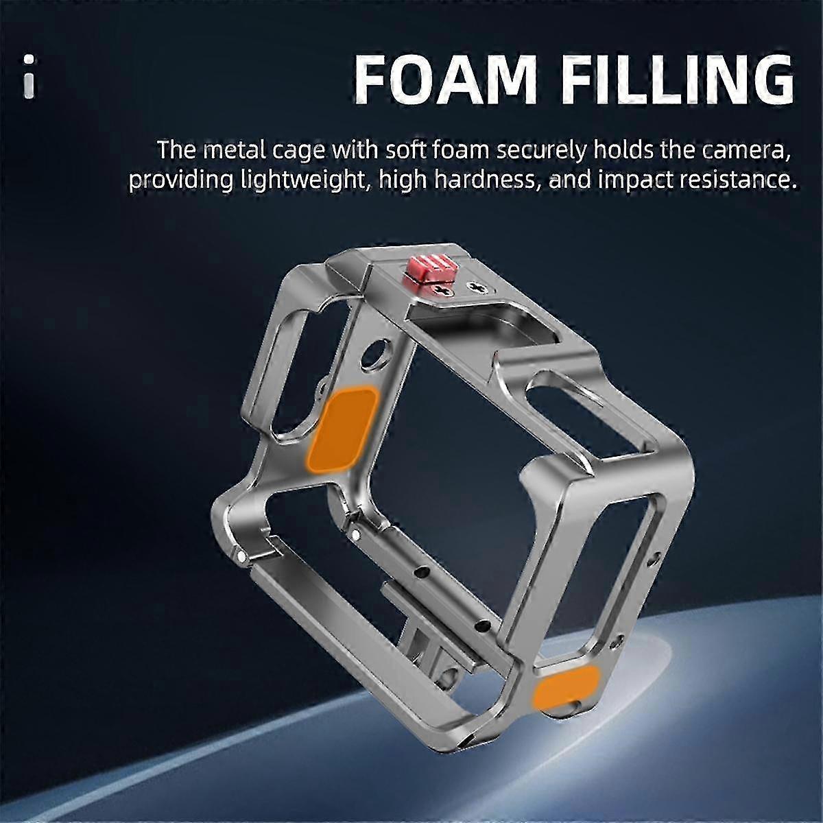 Rabbit Cage For Go 3 / Go3s Protective Frame Case Camera Cage Magnetic Quick Release Mount Accessories