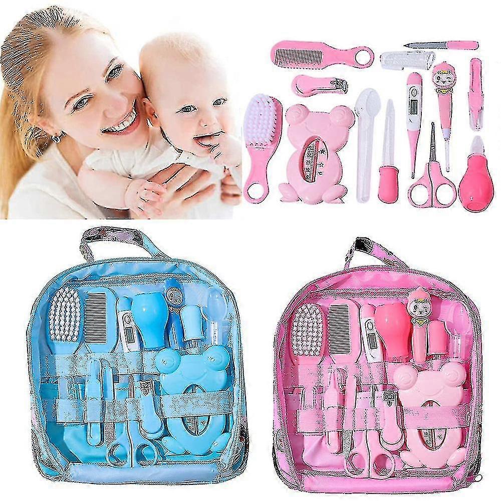 Baby Care Kit 13pcs/set Newborn Grooming Set Essential Healthcare Accessories For Travelling Home Use