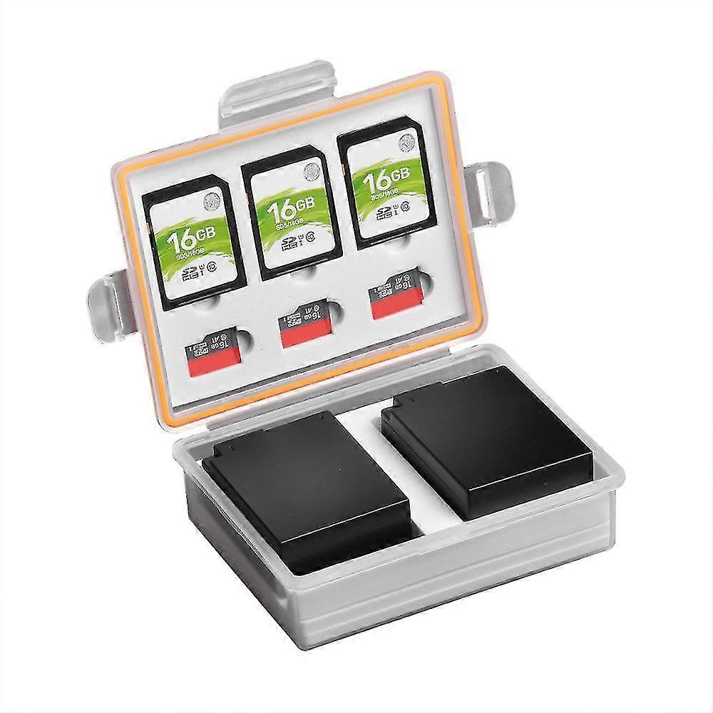 High qualityCamera Battery Storage Case SD TF Memory Card Case compatible with DSLR camera battery LP-E8 LP-E5 N