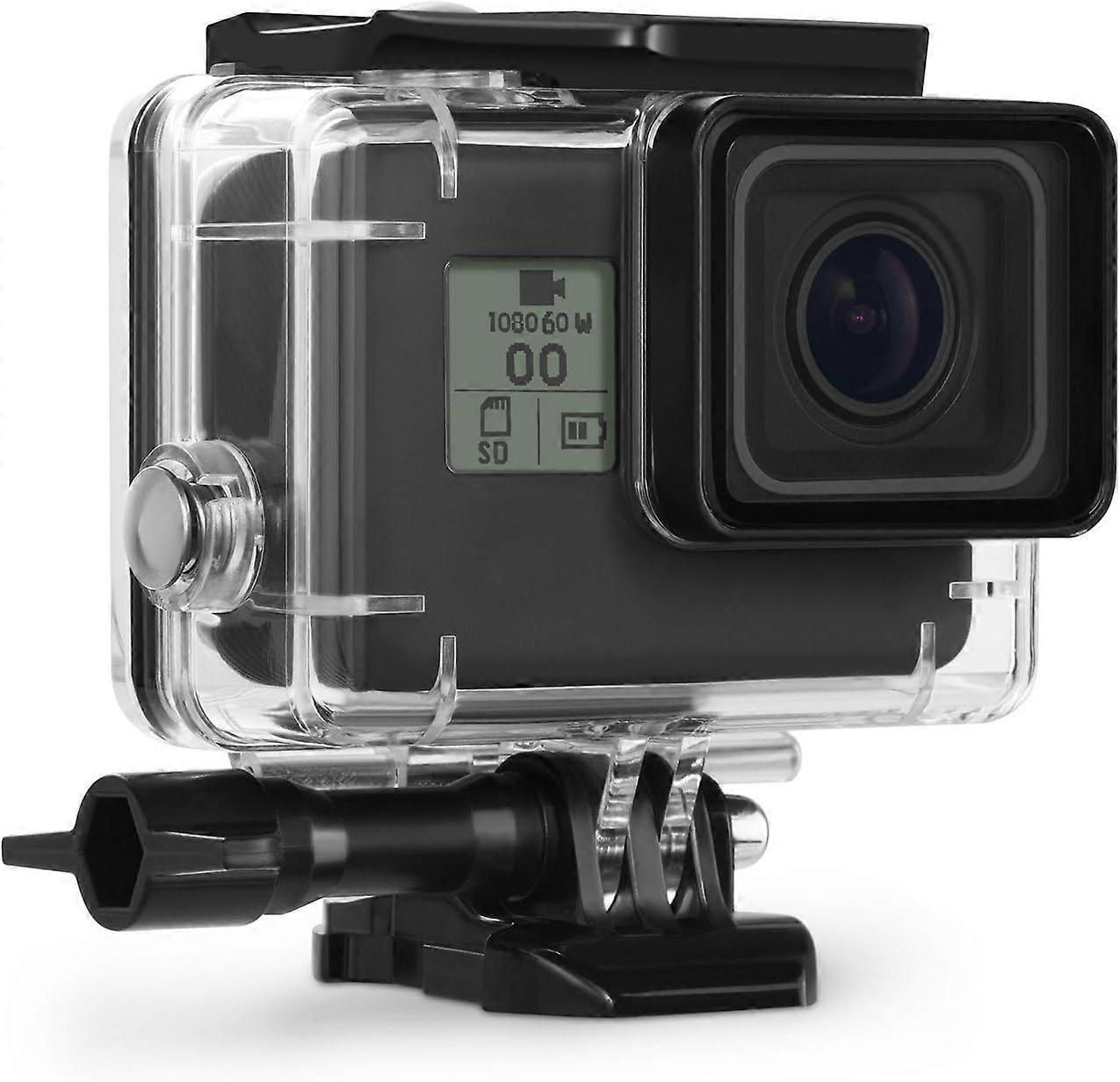 waterproof Housing Case for GoPro Hero6/5 Black Waterproof Diving Protective Housing Shell with Quick Mount socket accessory for GoPro Hero 6 Hero 5 C
