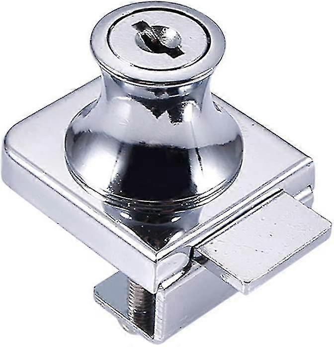 قفل الباب الزجاجي ، قفل الكروم الصلب ، قفل الشاشة الزجاجية ، قفل الأبواب الزجاجية عرض قفل مع ، للباب الزجاجي 5-8mm الحفر بت مع 2 مفاتيح