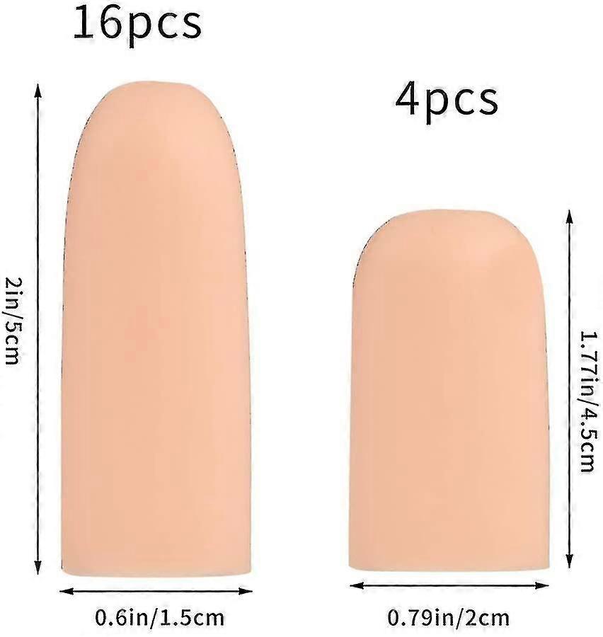 20本指保護シリコーンゲルフィンガーコツ親指保護指