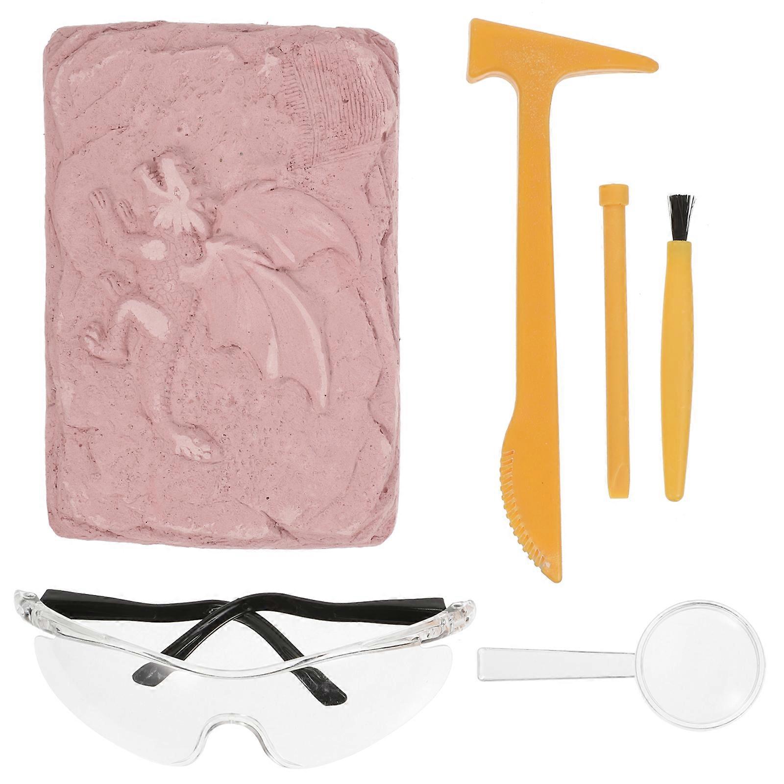 1 Set DIY Dinosaur Excavation Toys Dinosaur Fossil Toy Dig Up Dinosaurs Bones Toy