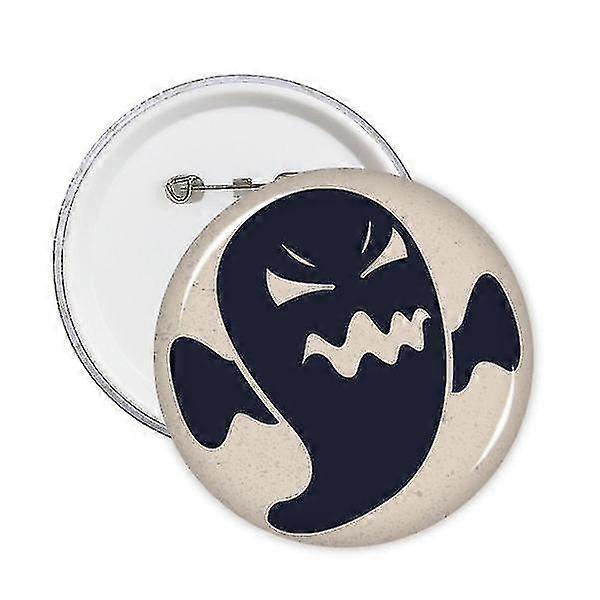 Angry Halloween Ghosts Round Pins Insignia