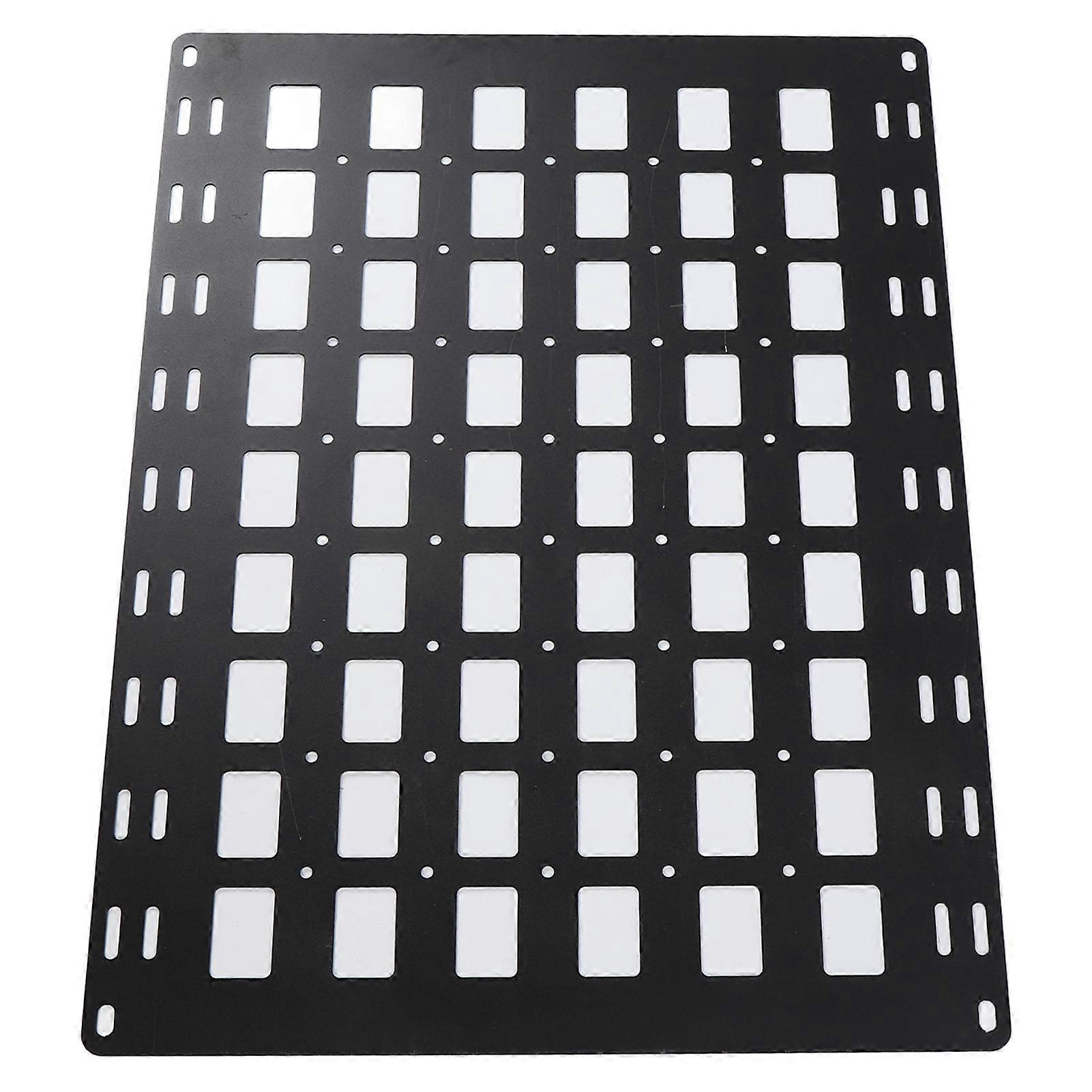 800 X 600 X 2mm πολυλειτουργικό κράμα αλουμινίου επιτροπής κρεβατιών φορτηγών με τον οργανωτή πίνακα αποθήκευσης ραγών ραγών Stud L βάσης
