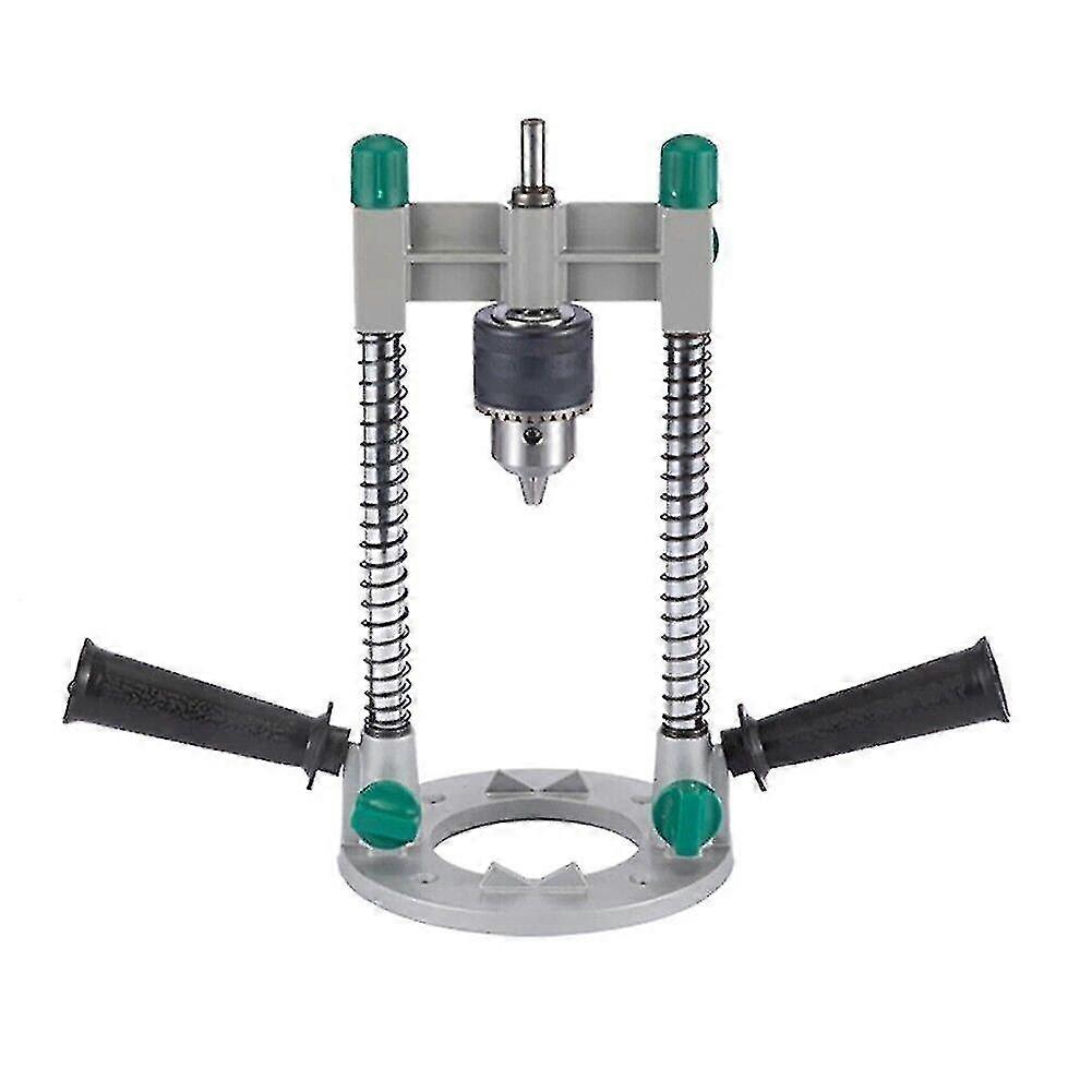 Power Tool Drilling Guide Adjustable Angle Drill Guide Pipe Drill Holder,(silver)(1pcs)