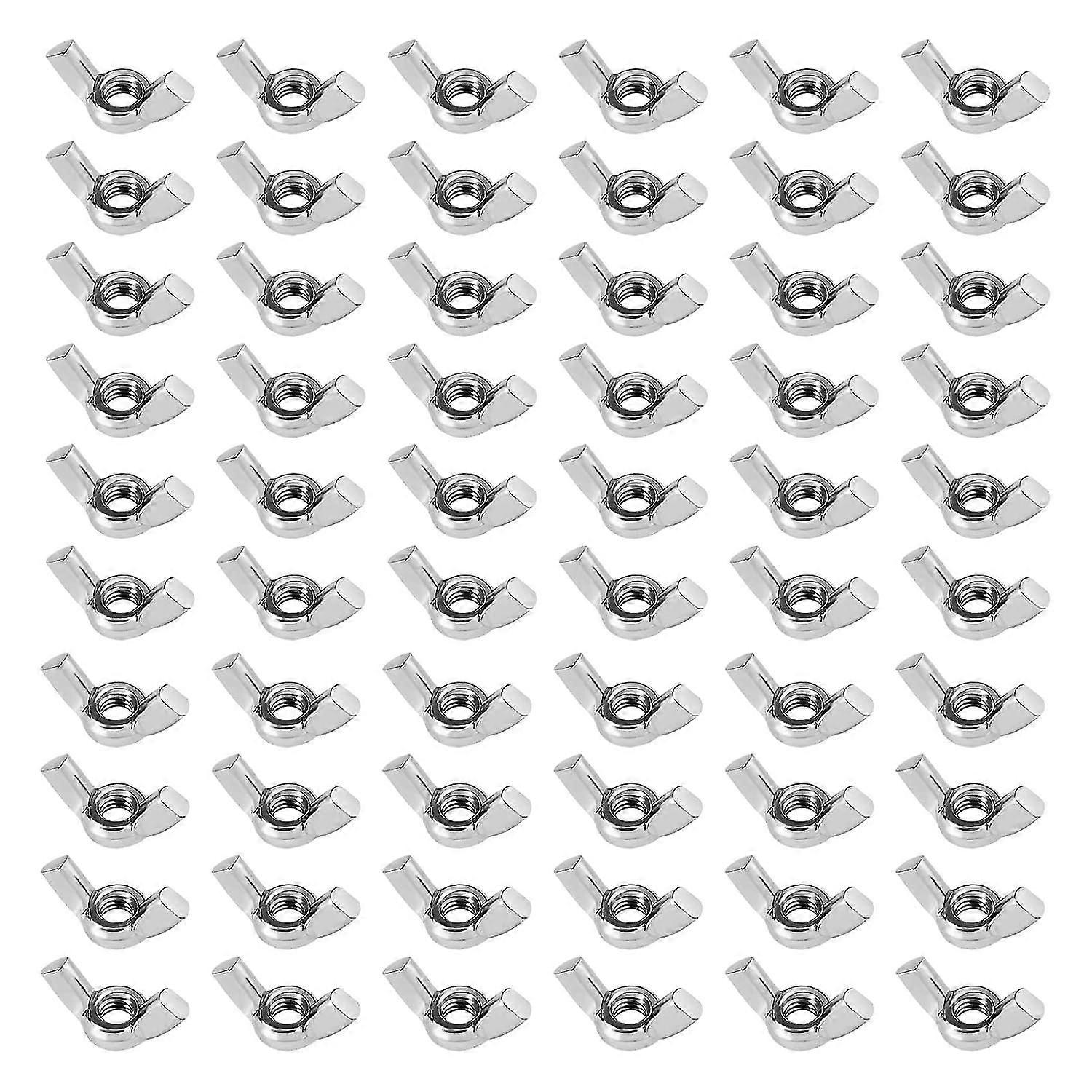 M6 Flügelmutter Flügelmuttern Metrische Innengewinde Edelstahl Flügelmutter Für DIY Befestigungselemente 80 Stück