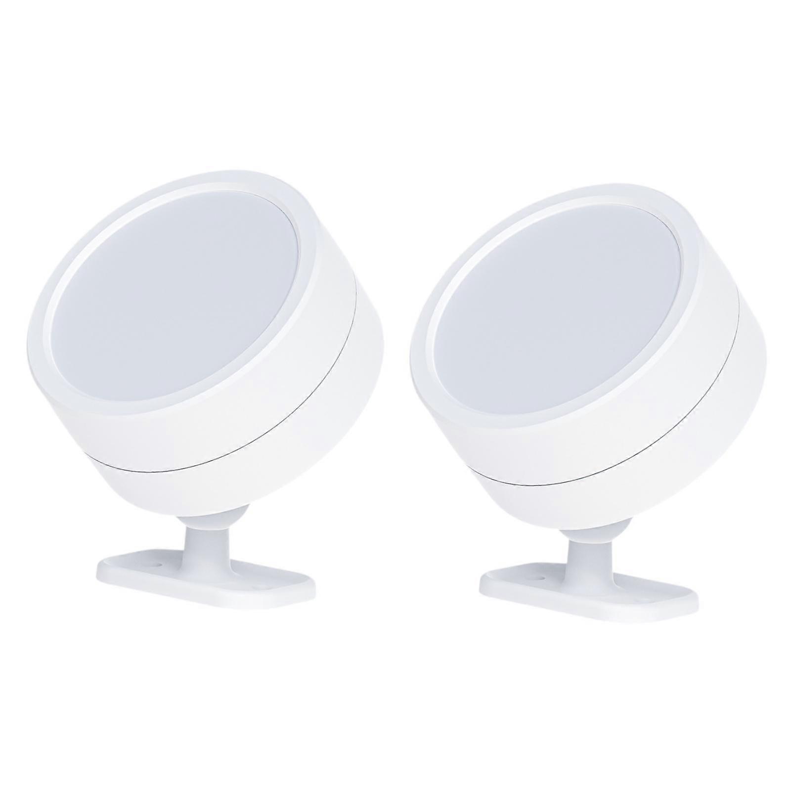 2x Wall Lamp 3 Color Temperatures LED Wall Sconces for Bedside Study Bedroom White