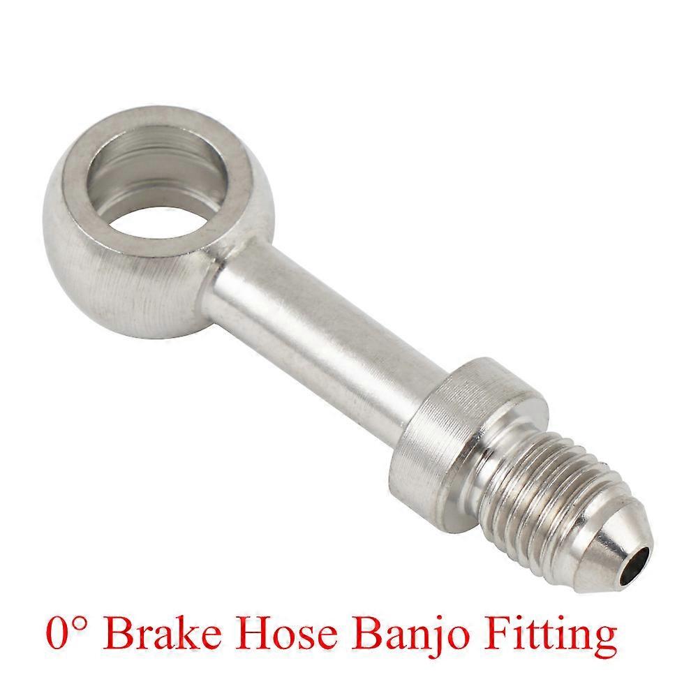 3AN υδραυλική τοποθέτηση ανοξείδωτου γραμμών Banjo μανικών πετρελαίου φρένων μοτοσικλετών για την αυτόματη μοτοσικλέτα αυτοκινήτων ATV UTV 0 βαθμός/28 βαθμός