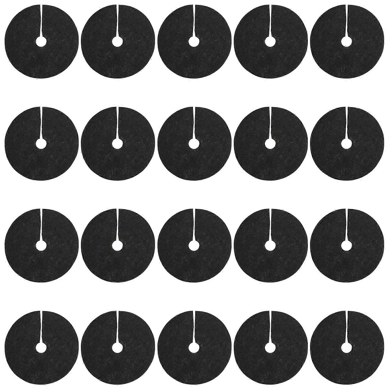 20 Pcs Black Plants Round Tree Weed Mat Rubber Tree Ring Mulch Ring Tree Protector Tree Protector Mat Garden Weeding Cloth