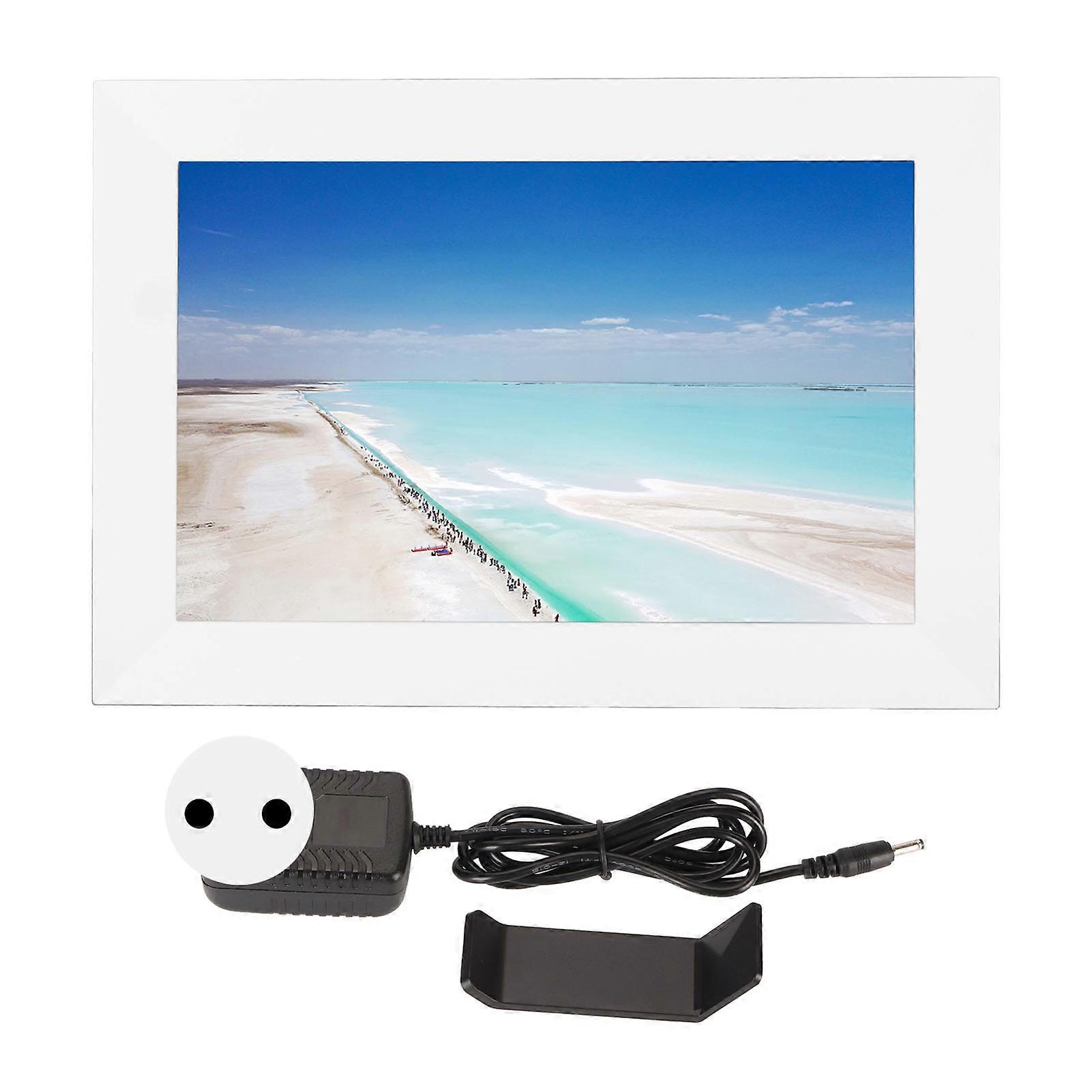 10" WiFi Digital Photo Frame with IPS Touchscreen, APP Control, 16GB Memory, EU Plug