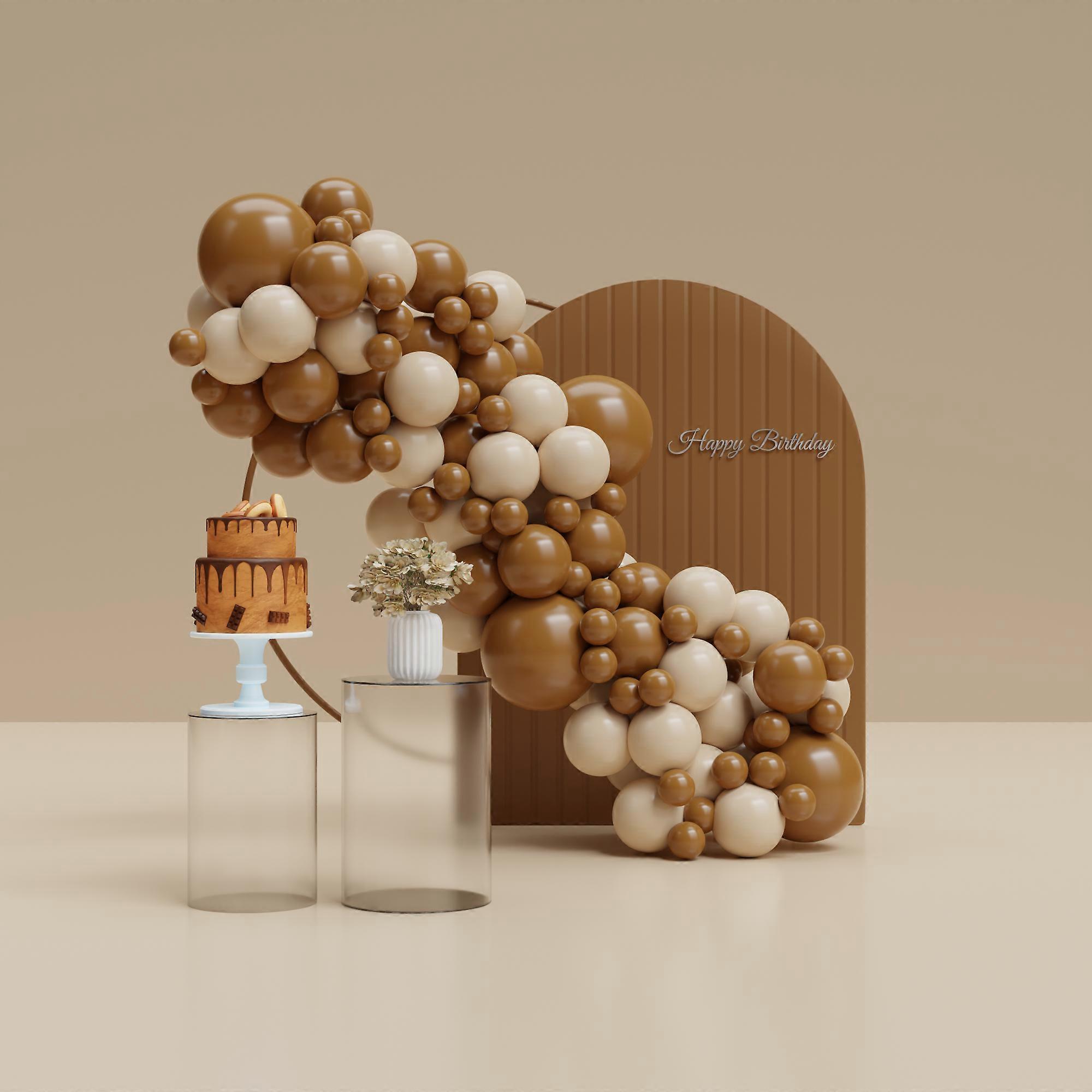 Ballonnenboog (brown-vanilla)