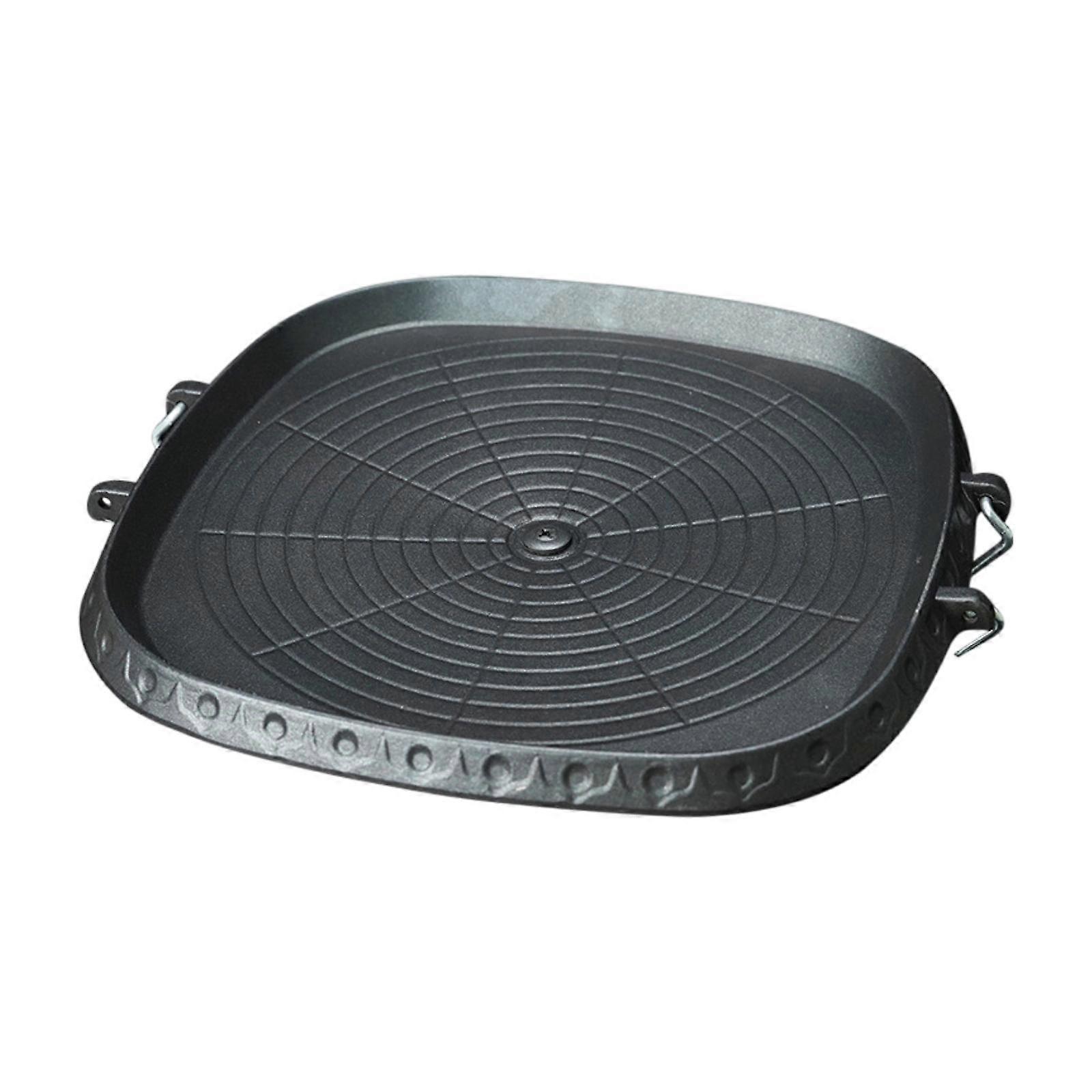 Koreansk grillpanne solid bærbart grillbrett for restauranthagepiknik