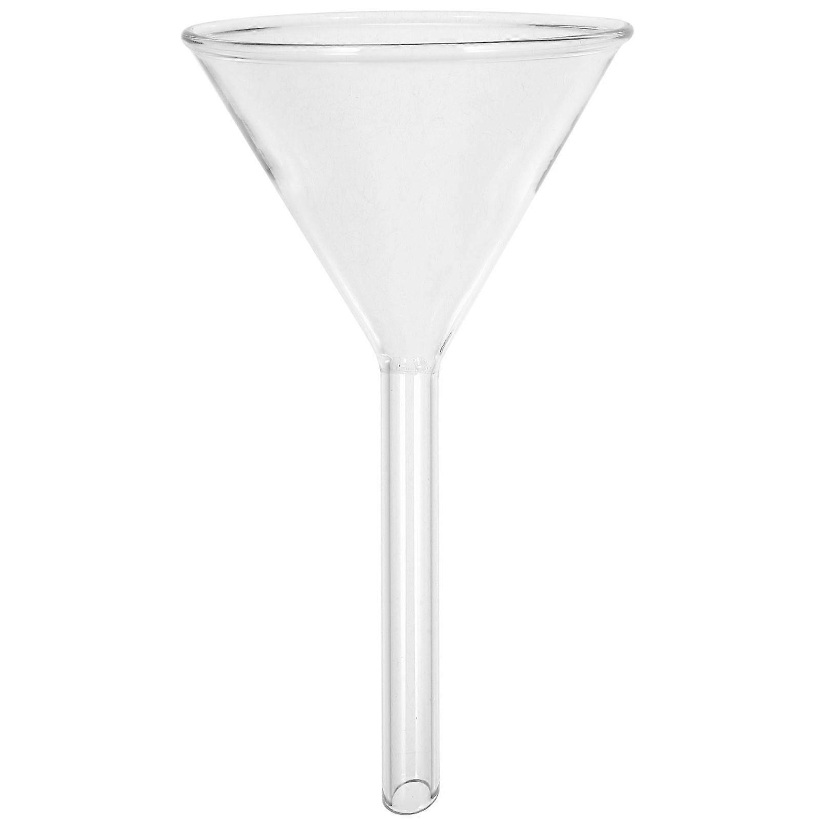 Glassware Labware Analytical Chemistry Feeding Funnel Liquid or Solid Triangle Funnel Thick High Temperature Resistant Tool 60MM
