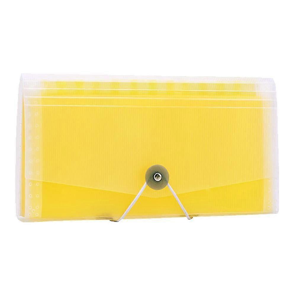 Simple Multi-pocket Expanding Accordion File, Clear , Expandable Gussets