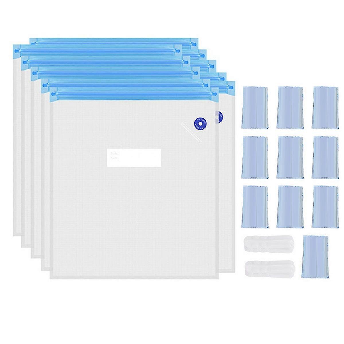 3D Printer Filament Storage Kit 10pcs Vacuum Storage Sealing Bags with Desiccants Moisture Proof Fi