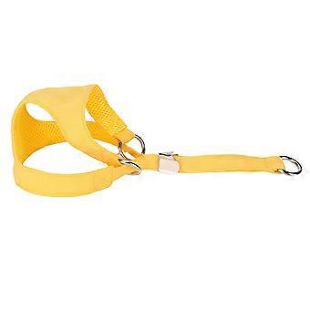 Pet Harness Adjustable Breathable Lightweight Safe Padded Dogs Vest for Puppy CatsYellow S