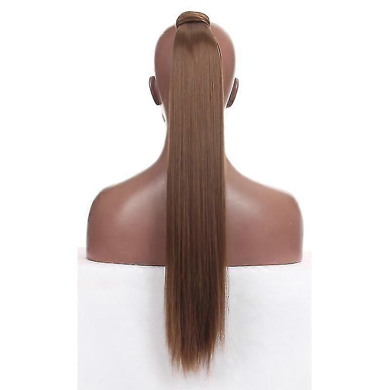 Long Straight Ponytails Clip In Ponytail Drawstring Synthetic Pony Tail Fake Hair Extensions
