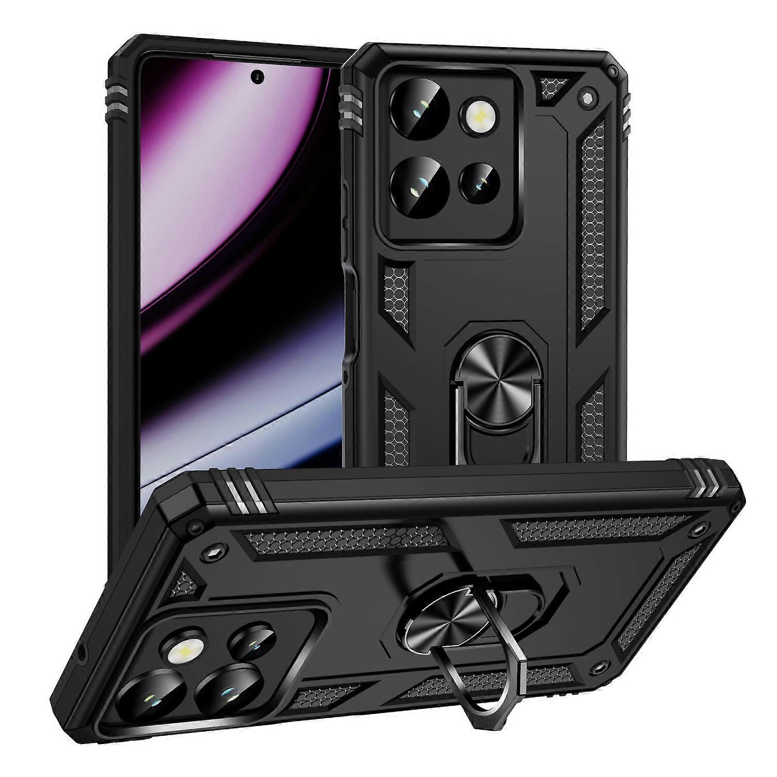 Shockproof TPU + PC Phone Case with Holder