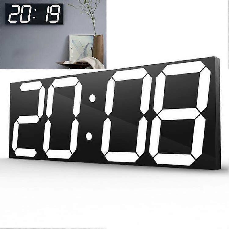 Wall Sticker LED Wall Clock Decorative Clock Creative Acrylic Mirror Clock US Plug Remote Version Sealed Box