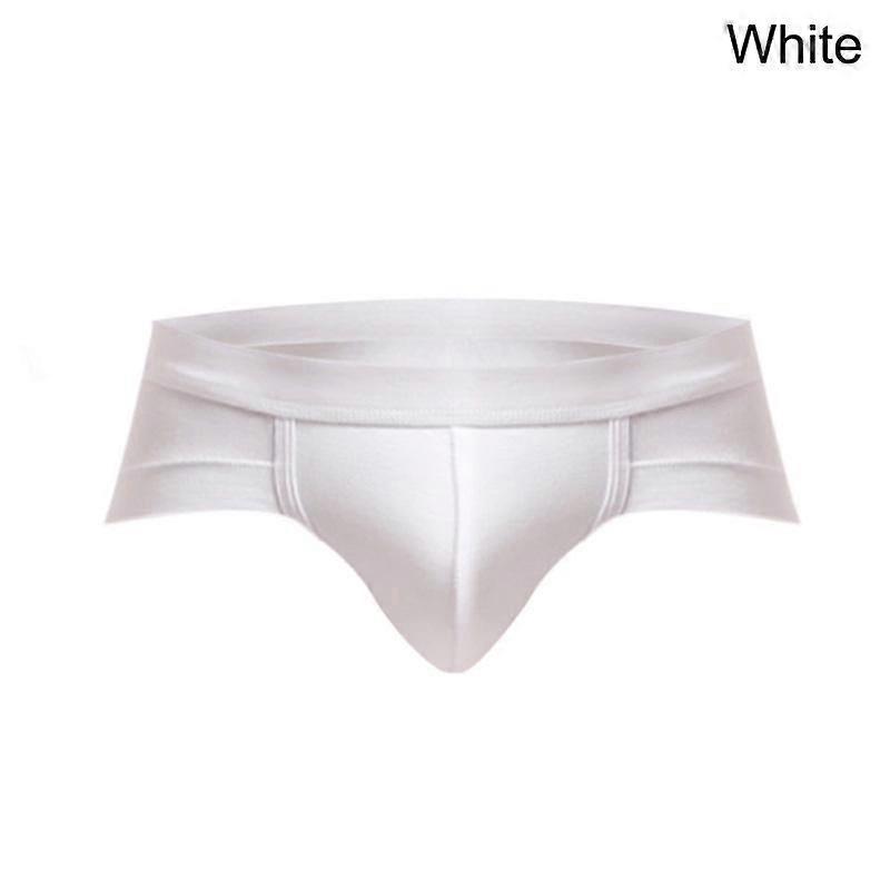 Solid Low Waist Briefs Mens Seamless Short Boxers Pants Underwear Men Breathable Underpant Plus Size L-3XL