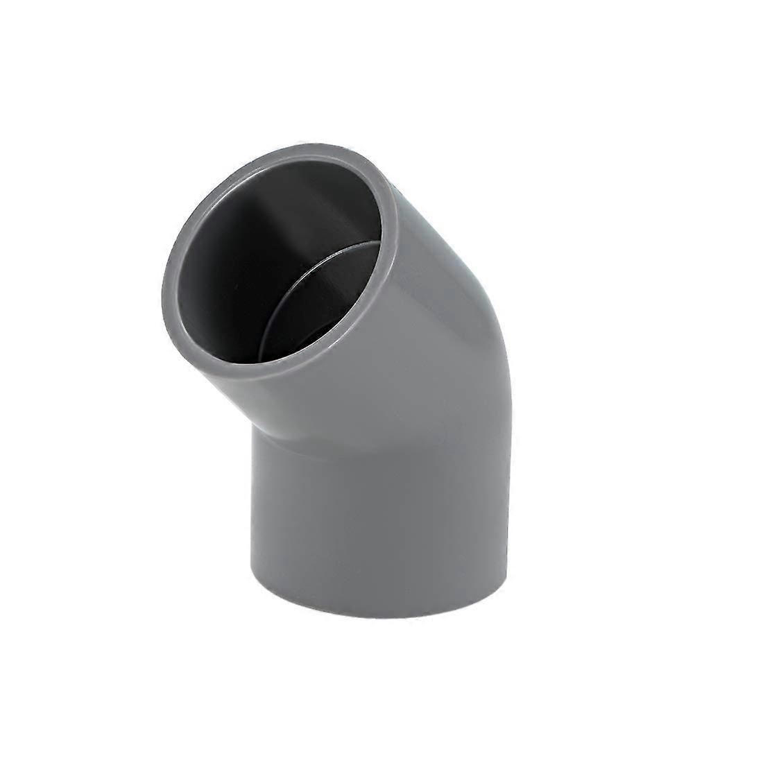 2 pcs PVC pipe 45 degree elbow for plumbing 32mm