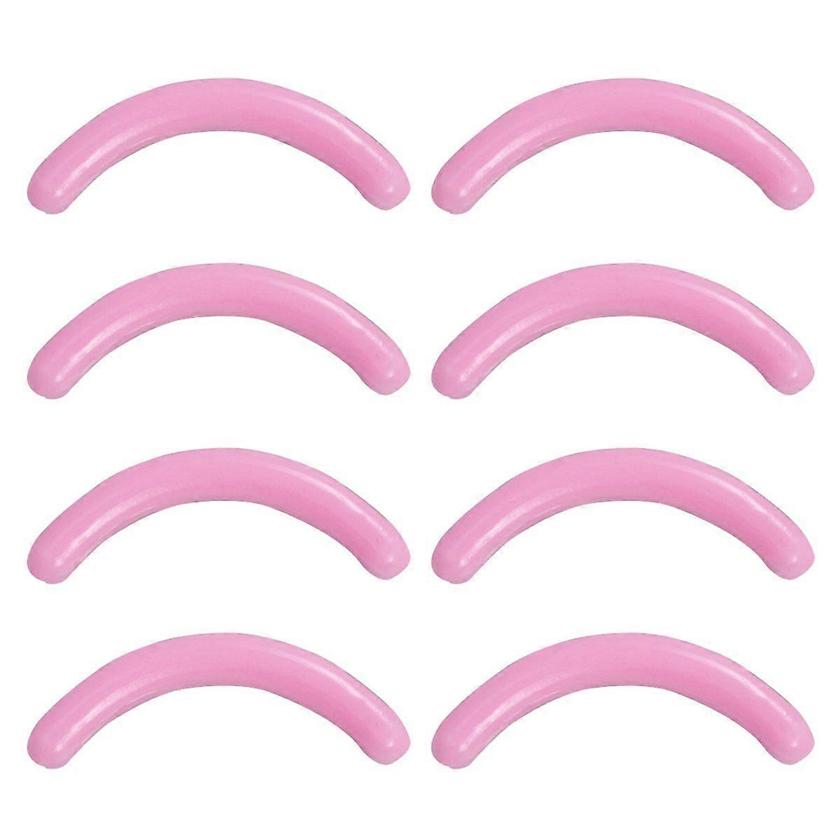 16Pcs Refill Pads for Eyelash Curler Best Replacement Rubber Cushions Washable for Mascara Eyeliner or Glue Smudged Lashes (Pink)