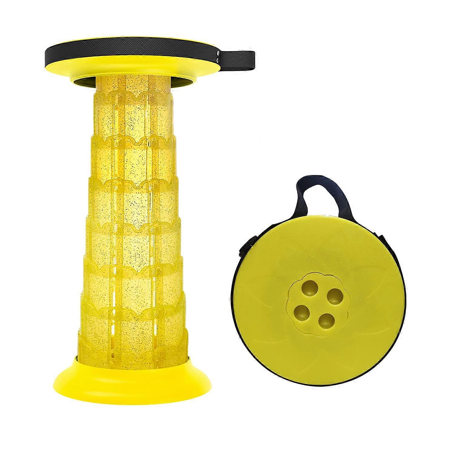 Collapsible Telescopic Retractable Folding Stool for Camping Fishing