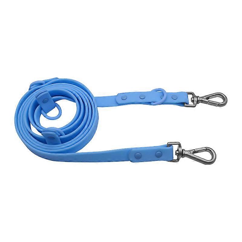 Multi-Purpose Dog Leash 4-7.5 Feet Adjustable Length for Walking Running Heavy-Duty Nylon Reflective Design