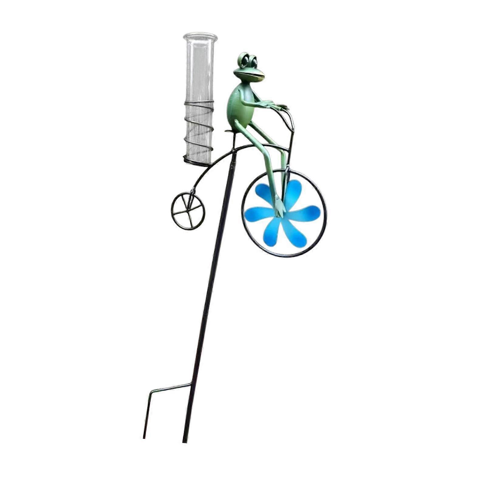 Rain Gauge Water Rain Meter Unique Design Decorative for Pathway Yard Garden