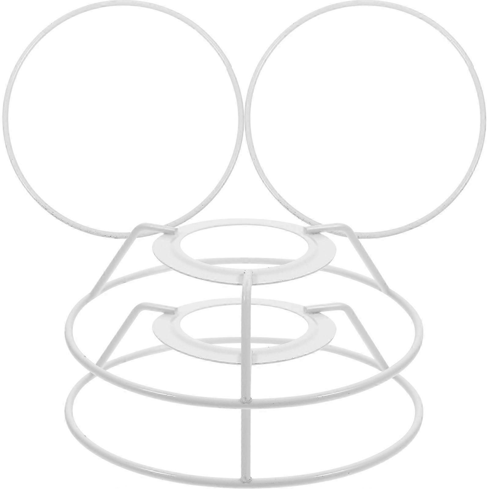 2 sets of Lamp Shade Rings Lampshade Holder Frame Lampshade Support Ring Accessory