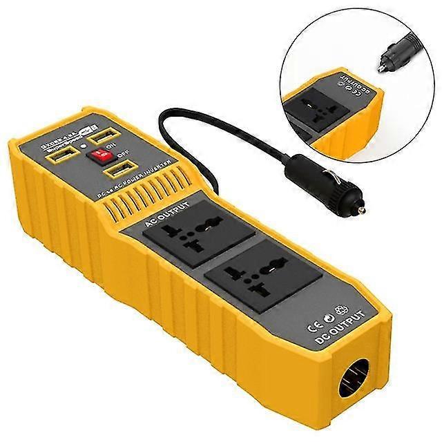 Bil 400W Växelriktare 12V Till AC 220V / 110V Modifierad sinusvågsomvandlare Multifunktionsuttag Conve