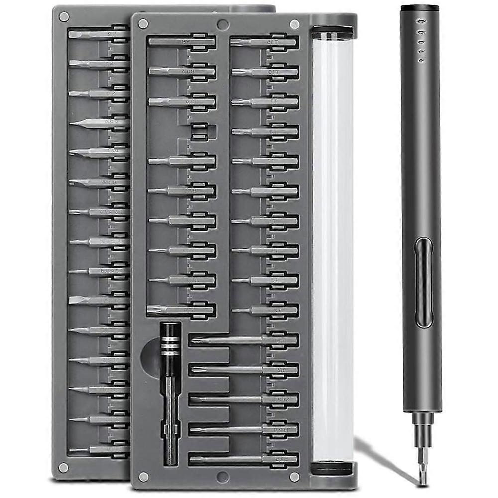 Advanced Electric Screwdriver Set For Electronics With Magnetic Case