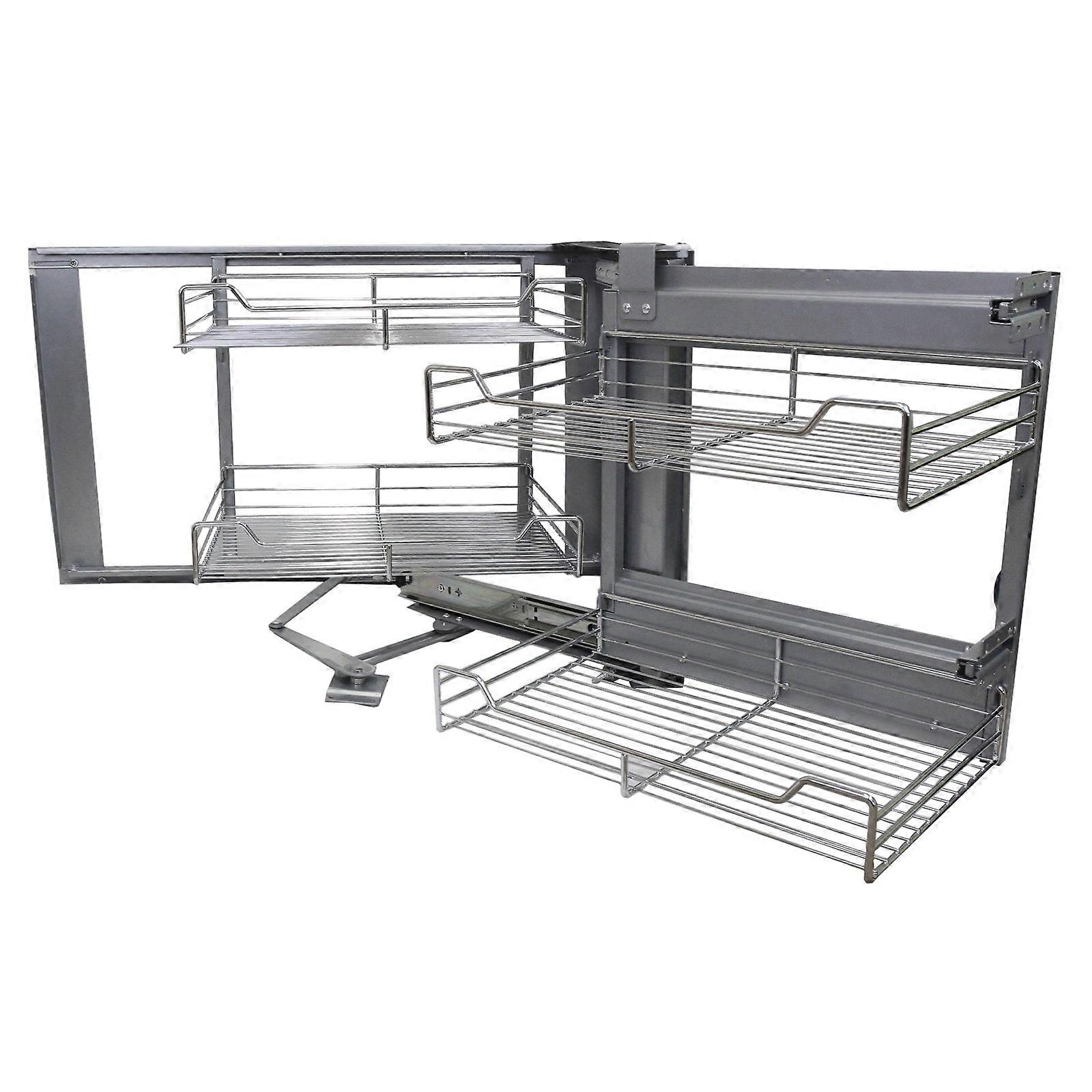 KuKoo Corner Kitchen Cupboard Pull Out Drawers - Right Hand