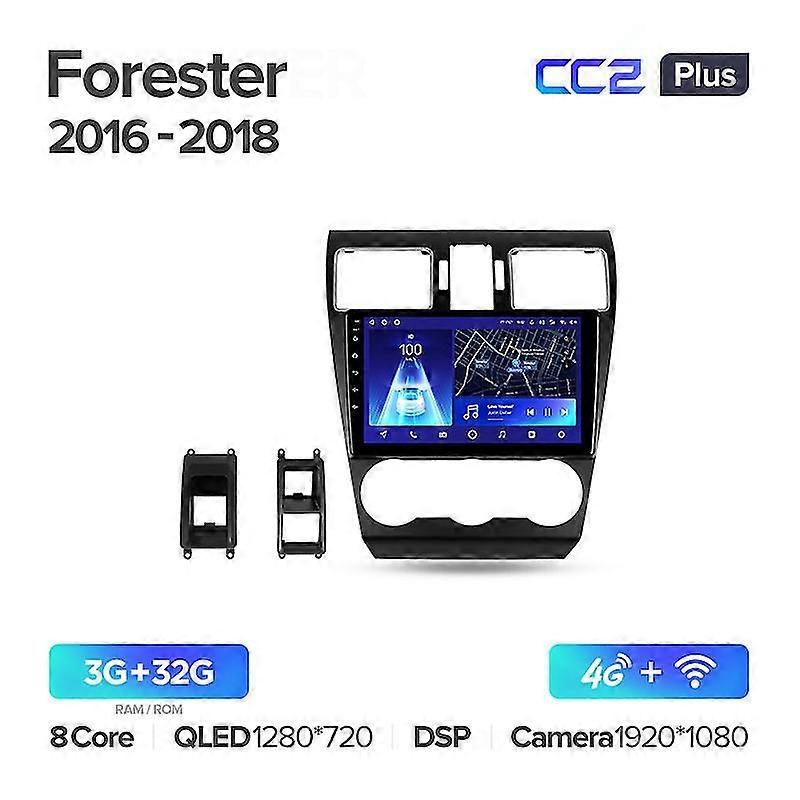 Cc2L Cc2 Plus Per Subaru Forester 4 Sj 2016 - 2018 Autoradio Multimedia Video Player Navigazione Gps Android No 2Din 2 Din Dvd