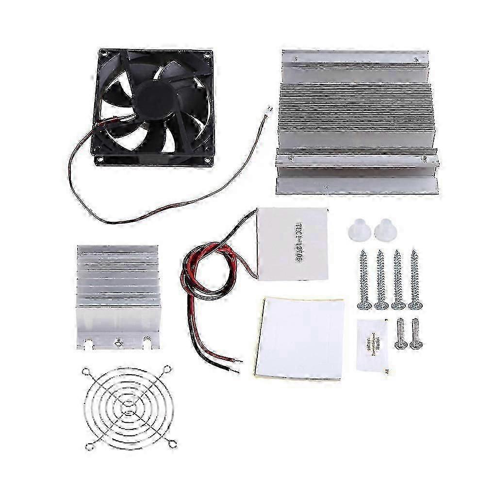 Thermoelectric Cooler 12V Semiconductor Refrigeration Cooling Complete Kit 60W