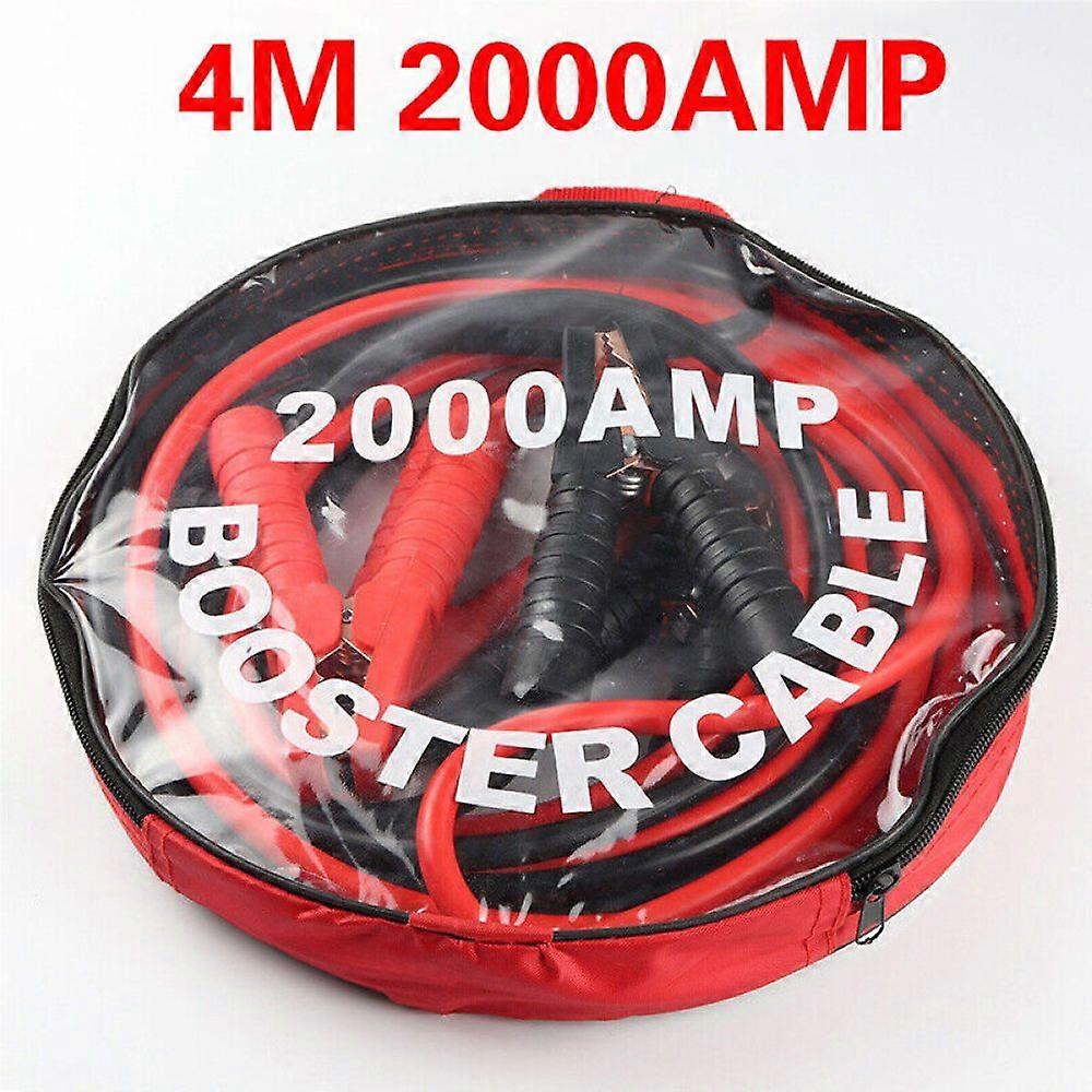 4M Heavy Duty Jump Leads 2000AMP Car Van Battery Starter Booster Cables Jumper No.08631