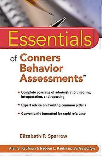 Essentials of Conners Behavior Assessments