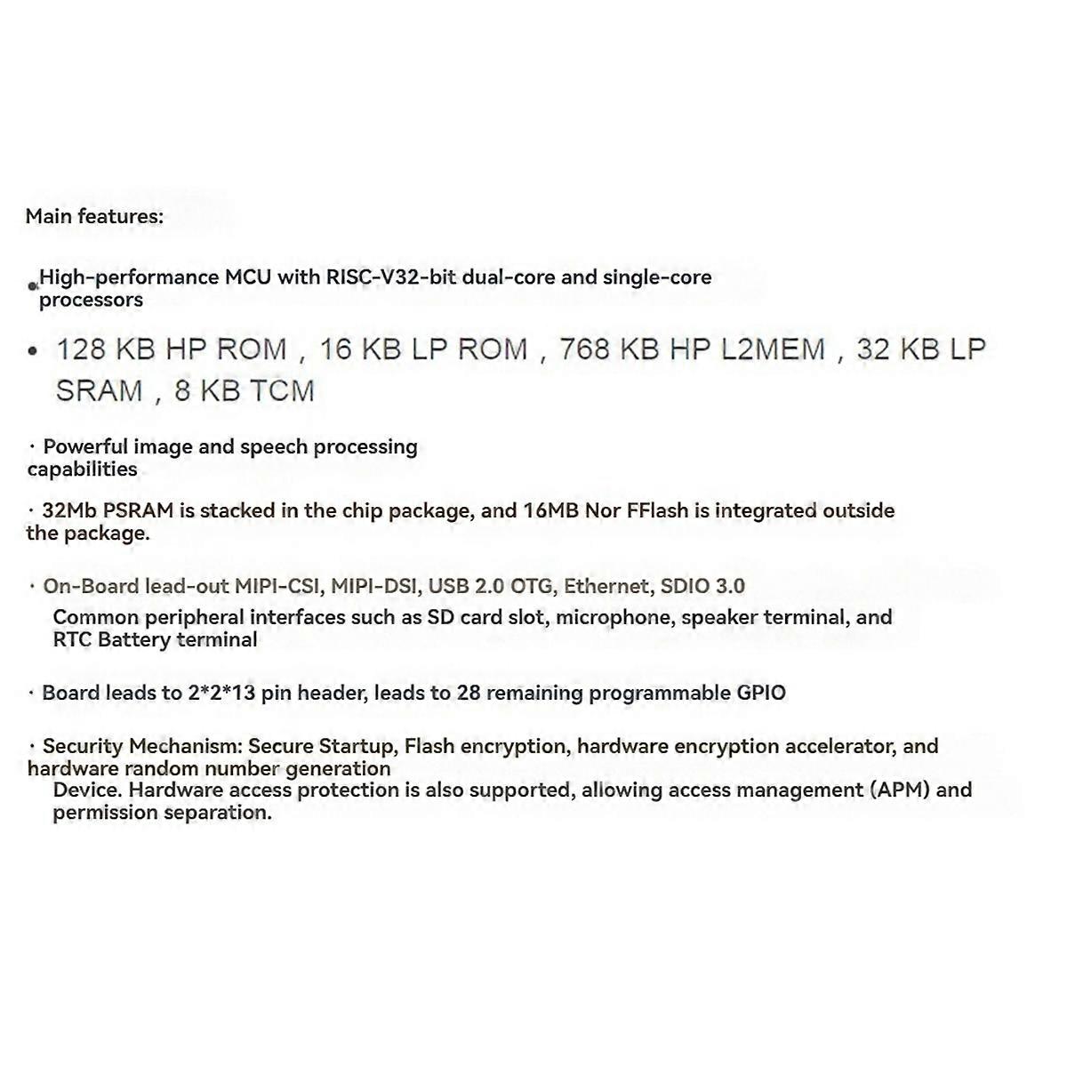 ESP32-P4-NANO Entwicklungsplatine + POE-Modul + Kamera + Lautsprecher-Kit Dual-Core RISC-V WiFi6 Bluetooth5 / BLE RJ45 100M Ethernet-Anschluss