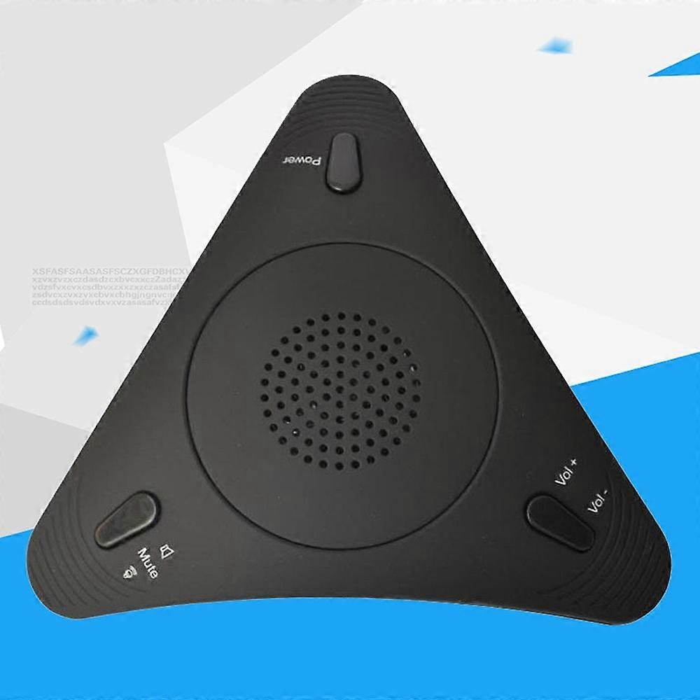 USB Microphone 360° Omnidirectional Condensor Built-in Speakerphone with Noise Cancellation Computer