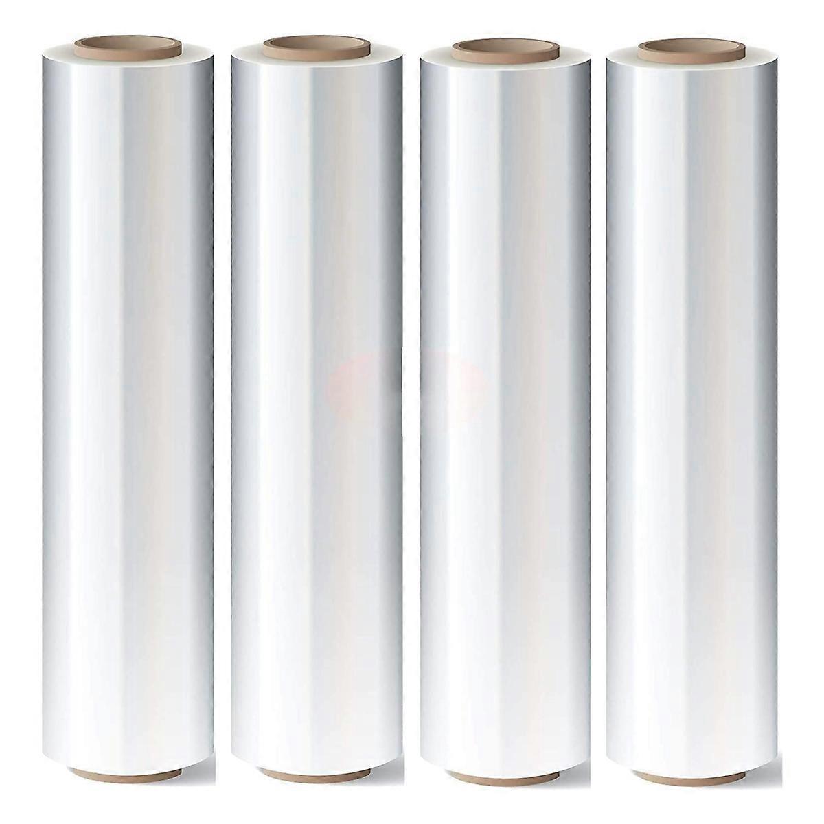 Stretch film διαφανές 20m*30cm σε ρολό για μετακίνηση επίπλων, σετ των 4