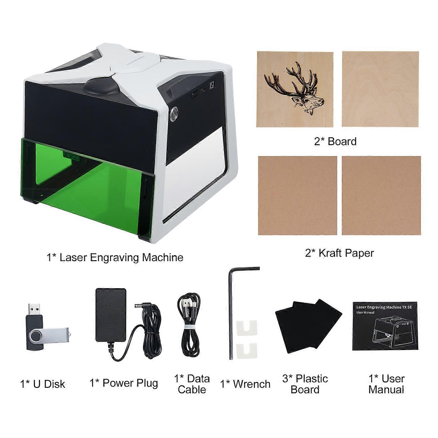 3000mW Laser Engraving Machine 85*85mm Working Area 450nm Laser Wavelength APP Connection High Preci