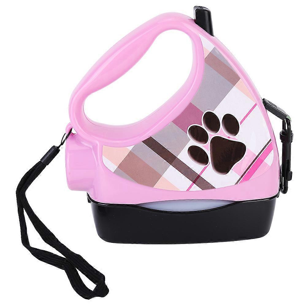 Automatic Retractable 4-in-1 Pet Leash with Built-in Kettle and Trash Bag, Durable, Adjustable Size for Dogs and Cats