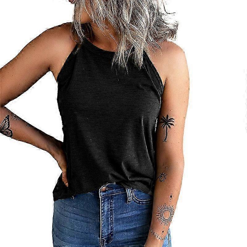 Women neck vest crew neck top